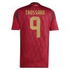 Virallinen pelipaita Belgia Trossard 9 Koti Euro 2024 Lyhythihainen - Miesten